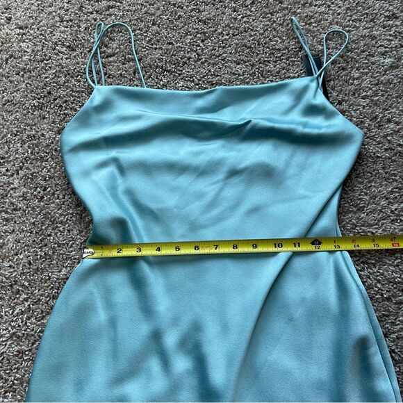 Alice + Olivia Silky Cowl Neck Mini Dress - Picture 16 of 16